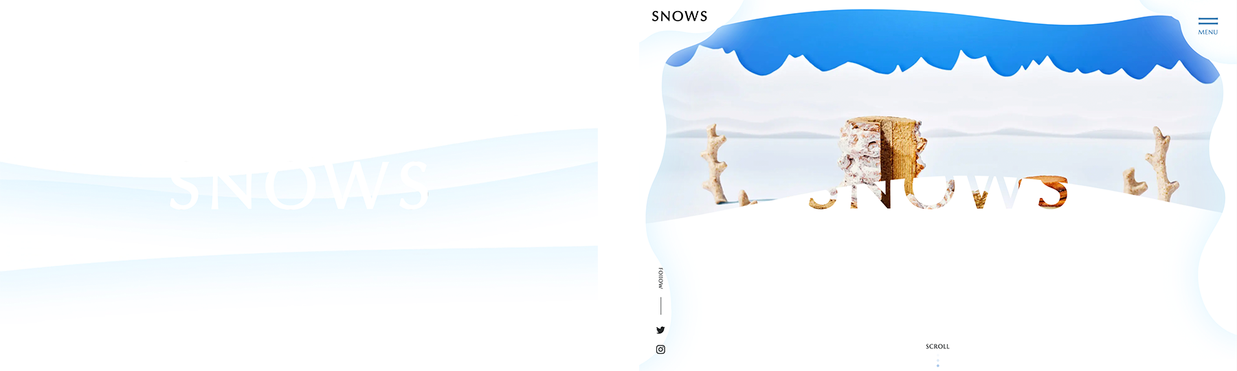SNOWS / Brand Website