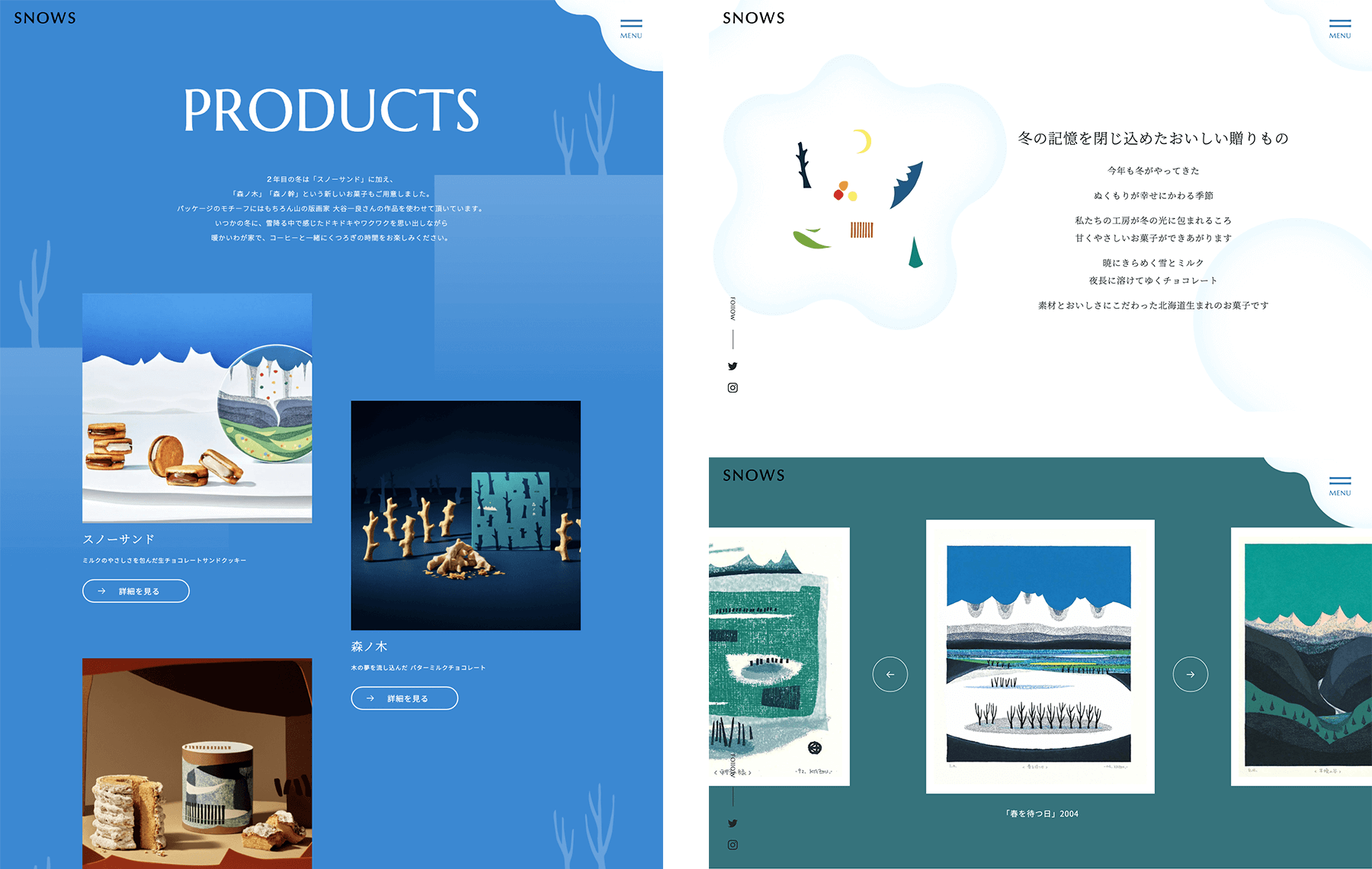 SNOWS / Brand Website